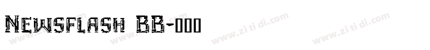 Newsflash BB字体转换